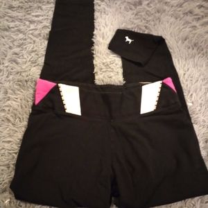 Vs pink leggings size M